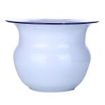 Pot urinoir de chambre, bouteille d'urine, seau portable de fleurs en email, conteneur d'urgence, pipi ...