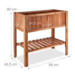 Potager rangement jardinière bac sur pied 4 pied en bois de sapin 88 cm helloshop26 13 0002307 Potager rangement jardinière bac sur pied 4 pied en bois de sapin 88 cm helloshop26 13 0002307