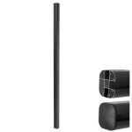 Poteau aluminium sarthe - wpc clture, poteau pilier, systme enfichable 240cm, anthracite