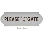 Poteau de clôture en acier inoxydable 2025, panneau d'avertissement pour porte de jardin, maison, toilettes, ... Poteau de clôture en acier inoxydable 2025, panneau d'avertissement pour porte de jardin, maison, toilettes, ...