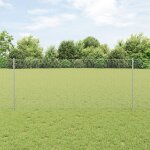 Poteaux de cl�ture vidaxl 10 pcs u - channel 100 cm en acier galvanis�, cl�ture hexagonale vidaxl 1x10 ...