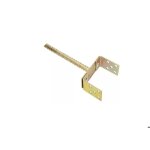 Poteau kotarbau support de poteau en u réglable 0 - 160 mm - tige 190 mm a bétonner Poteau kotarbau support de poteau en u réglable 0 - 160 mm - tige 190 mm a bétonner