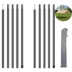 Poteau de tente télescopique réglable, bâche, tiges en alliage pour sac a dos, randonnée, camping, abri ... Poteau de tente télescopique réglable, bâche, tiges en alliage pour sac a dos, randonnée, camping, abri ...