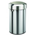 Poubelle - 1 seau - inox ronde - 60 litres - salsa rossignol