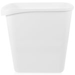 Poubelle d'angle fine - el�gante poubelle blanche pour la maison, la cuisine, la salle de bain et le ...