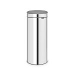 Poubelle brabantia poubelle touch bin 30l brillant 115325