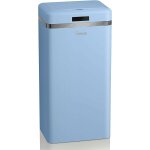 Poubelle de cuisine automatique rtro avec capteur de mouvement, 45 litres, mtallique, grande capacit, ...