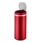 Poubelle de cuisine automatique soho rouge acier inoxydable 42 l