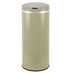 Poubelle de cuisine automatique soho taupe acier inoxydable 42 l