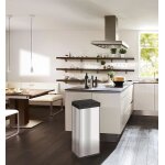 Poubelle de cuisine grand volume 50l hailo big - box swing xl