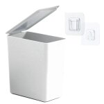 Poubelle de cuisine - petite poubelle avec couvercle - rcipient pour dchets rsiduels - idal pour ...