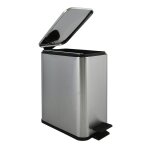 Poubelle ? p?dale inox erik 5l bross?