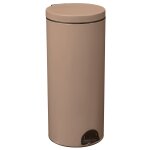 Poubelle � p�dale 30l moka rossignol elora