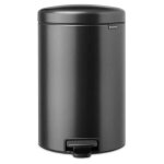 Poubelle à pédale brabantia newicon 20 l gris Poubelle à pédale brabantia newicon 20 l gris