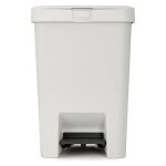 Poubelle  pdale brabantia stepup 25 l gris clair