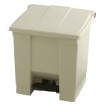 Poubelle � p�dale classique 30 l beige rubbermaid