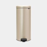 Poubelle à pédale coloris champagne brabantia newicon 30 l Poubelle à pédale coloris champagne brabantia newicon 30 l