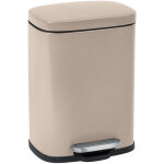 Poubelle � p�dale design leno avec frein de chute 'easy clos�, petite poubelle salle de bain capacit� ...