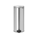 Poubelle a p�dale newicon, 30l - matt steel