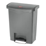 Poubelle � p�dale slim jim 30 l gris rubbermaid