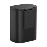 Poubelle s�re wenko murale 5 litres, fermeture automatique, montage s�ns per�age turboloc ou vis, compacte ...
