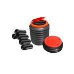 Poubelle t�lescopique pliable - conteneur � d�chets durable, portable, �tanche et peu encombrant pour ...