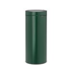 Poubelle touch bin new brabantia - seau intrieur en plastique - 30 l - vert sapin