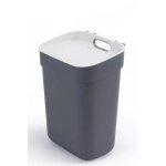 Poubelle de tri curver ready to collect gris 10 l