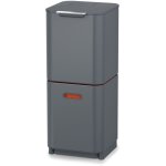 Poubelle tri sélectif joseph joseph totem compact 40l graphite Poubelle tri sélectif joseph joseph totem compact 40l graphite