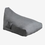 Pouf de jardin alexander gris granit xfe0e; 110 cm