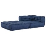Pouf modulaire vidaxl indigo 70x70x54 en tissu