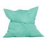 Pouf rectangulaire d'ext�rieur xxl 180x140cm turquoise moku
