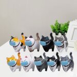Poupe chat miniature, dcoration de fte a domicile, accessoires de table, ornements de jardin