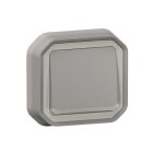 Poussoir no lumineux complet encastr� 10 a �tanche plexo legrand