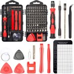 Precision screwdriver set, 122 in 1 electronics magnetic repair tool kit with case for repair computer, ... Precision screwdriver set, 122 in 1 electronics magnetic repair tool kit with case for repair computer, ...