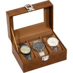 Prsentoir bote coffret a montre bijoux coffret de rangement avec serrure ecrin homme femme en bois