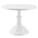Presentoir a gateaux rond en fer de 30, 5 cm, piedestal, support a desserts, pour mariage, anniversaire, ...