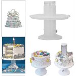 Presentoir a gateaux surprise 2 en 1 avec anneau de traction pour anniversaire d'enfant