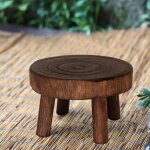 Prsentoir de jardin en bois, plateaux de jardinires en bois, plantes vertes, plantes succulentes, support ...