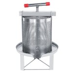 Presse - cire manuelle pour miel en acier inoxydable, outil d'apiculture avec filtre