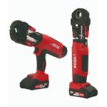 Presse � sertir �lectro - m�canique viper l2x + inserts v12 - 14 - 18 - 22 + 2 batteries - virax - 253582 ...