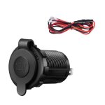 Prise allume - cigare etanche de qualit� marine 12 v / 24 v cc pour bateau, moto ou voiture