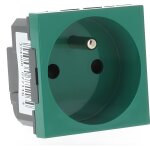 Prise de courant 2p + t legrand mosaic vert