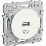 Prise de courant faible - rj45 - blanc - odace schneider