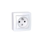 Prise de courant fort - compl�te - 16 a - 2p + t - alr�a schneider