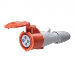 A - prise droite femelle 16 amp�res 3p + n + t ip44 rouge - legrand 555109