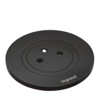 Prise encastr�e 1pc 2p + t - noir - incara? disq 60 legrand