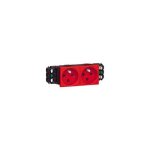 Prise pour goulotte avec éclips 2x2p + t, 4m legrand mosaic Prise pour goulotte avec éclips 2x2p + t, 4m legrand mosaic
