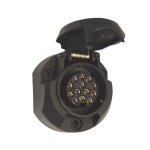 Prise remorque femelle platisque 12 volts 13 plots