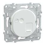 Prise rj45 ovalis schneider blanc